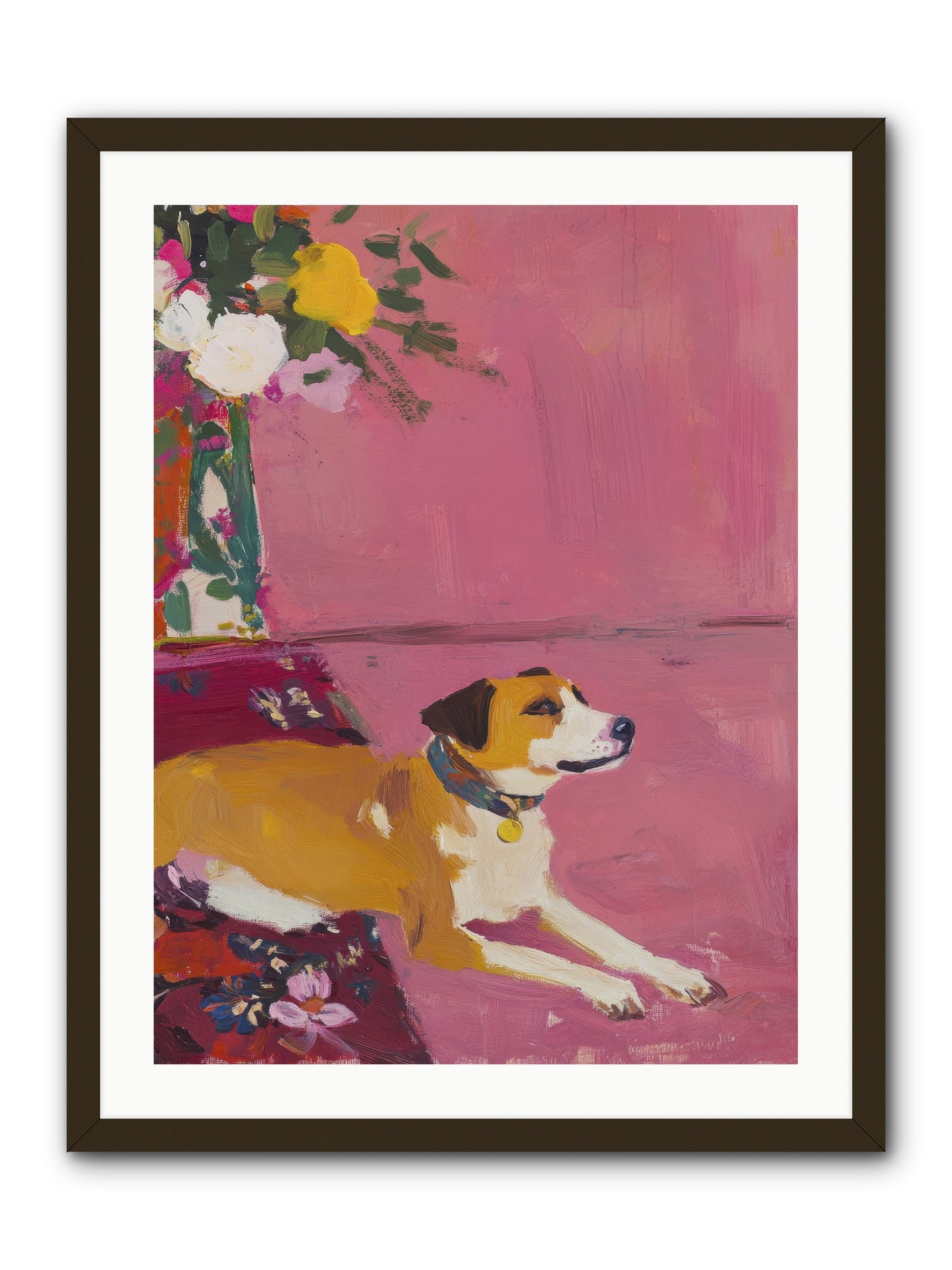 Captain Marshmallow -- Framed Print - Black 24x32