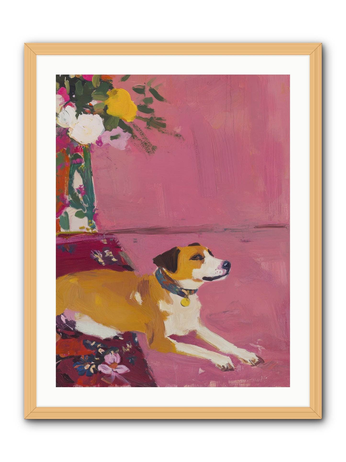 Captain Marshmallow -- Framed Print - Natural 24x32