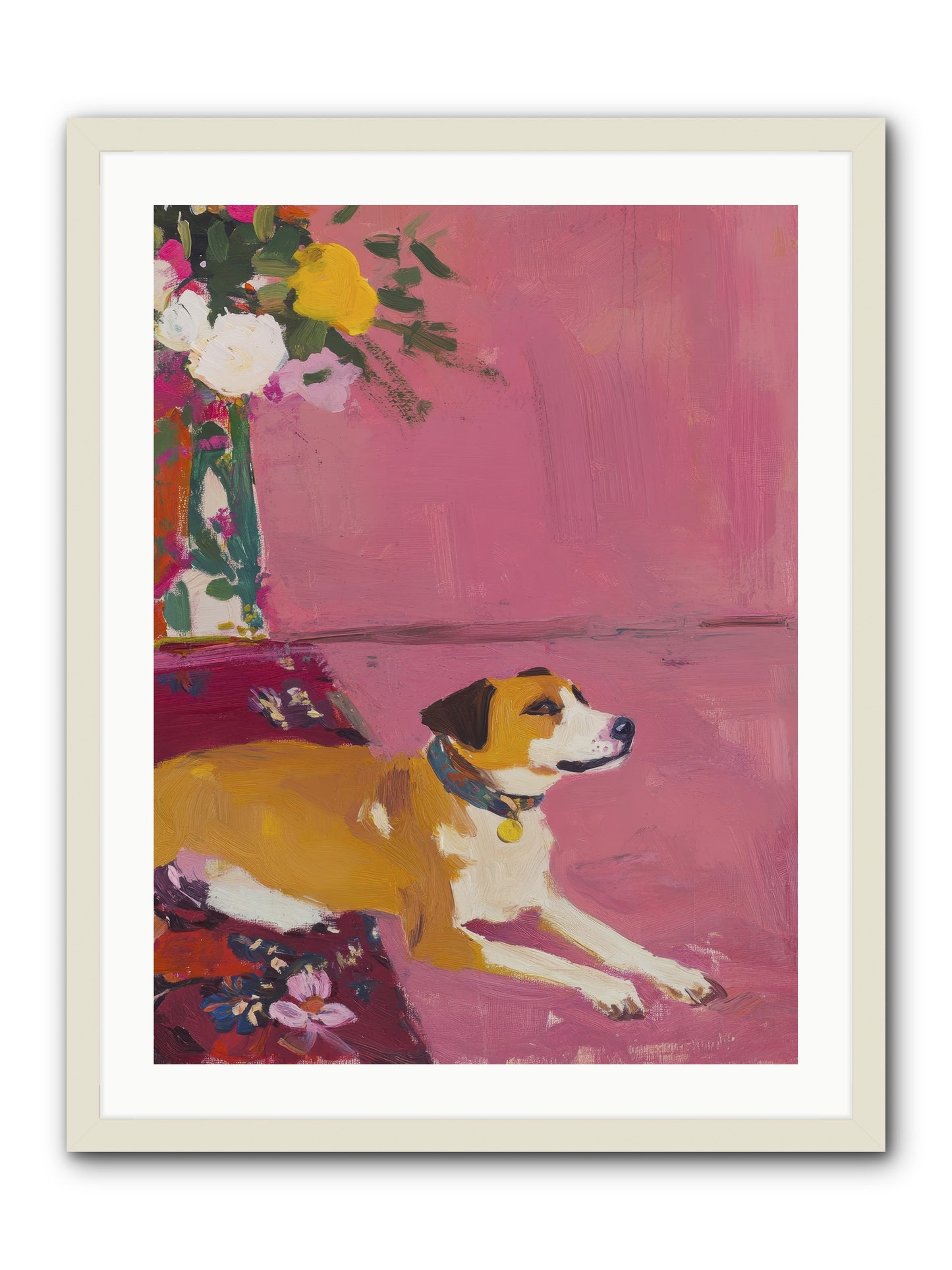 Captain Marshmallow -- Framed Print - White 24x32