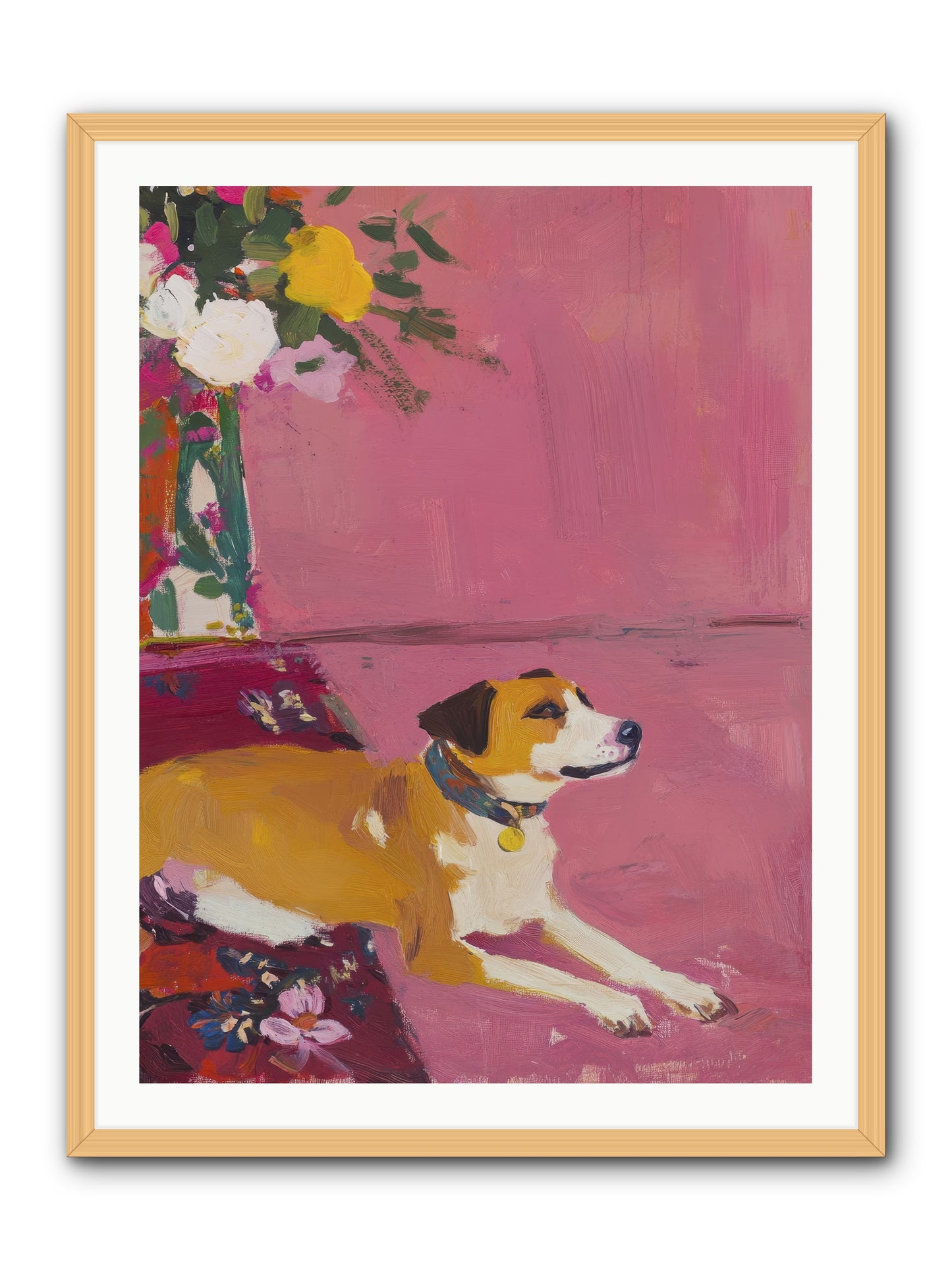 Captain Marshmallow -- Framed Print - Natural 30x40
