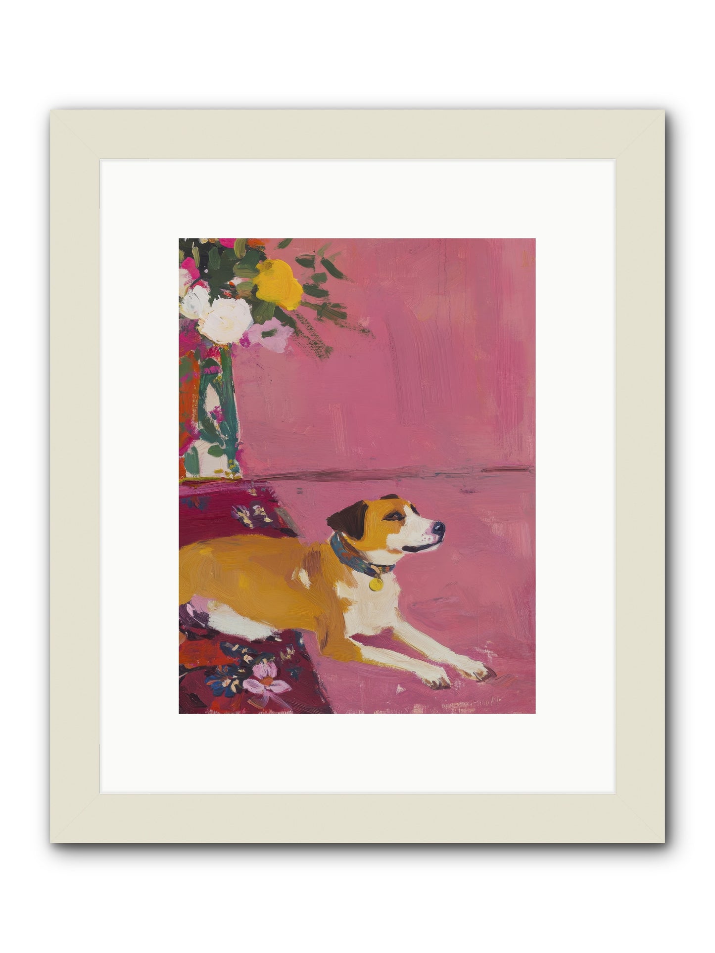 Captain Marshmallow -- Framed Print - White 9x12