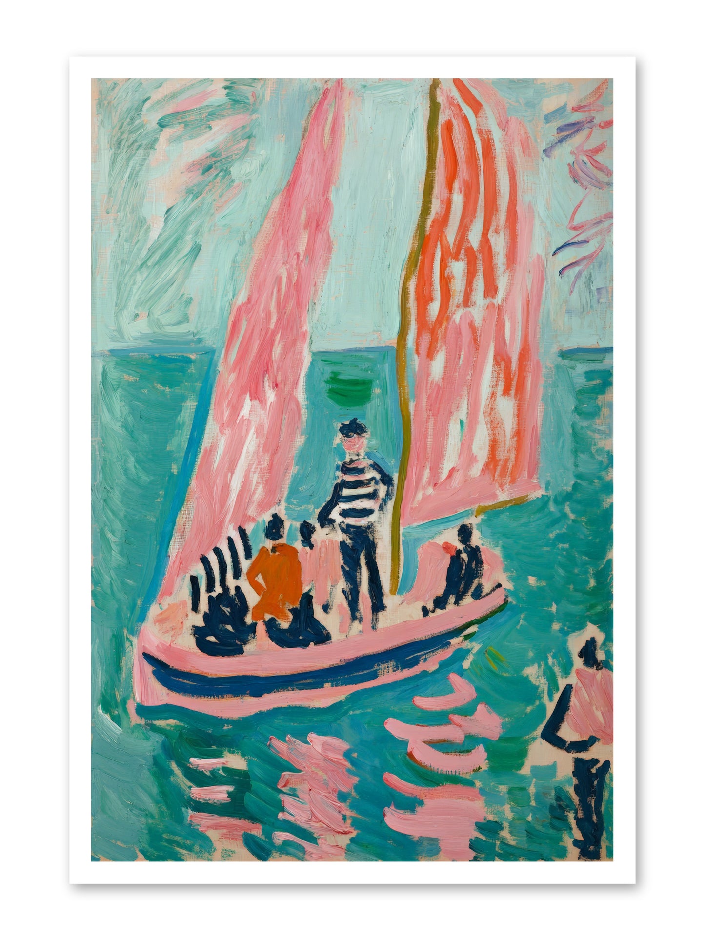 Captain's Holiday -- Loose Canvas Print 24x36