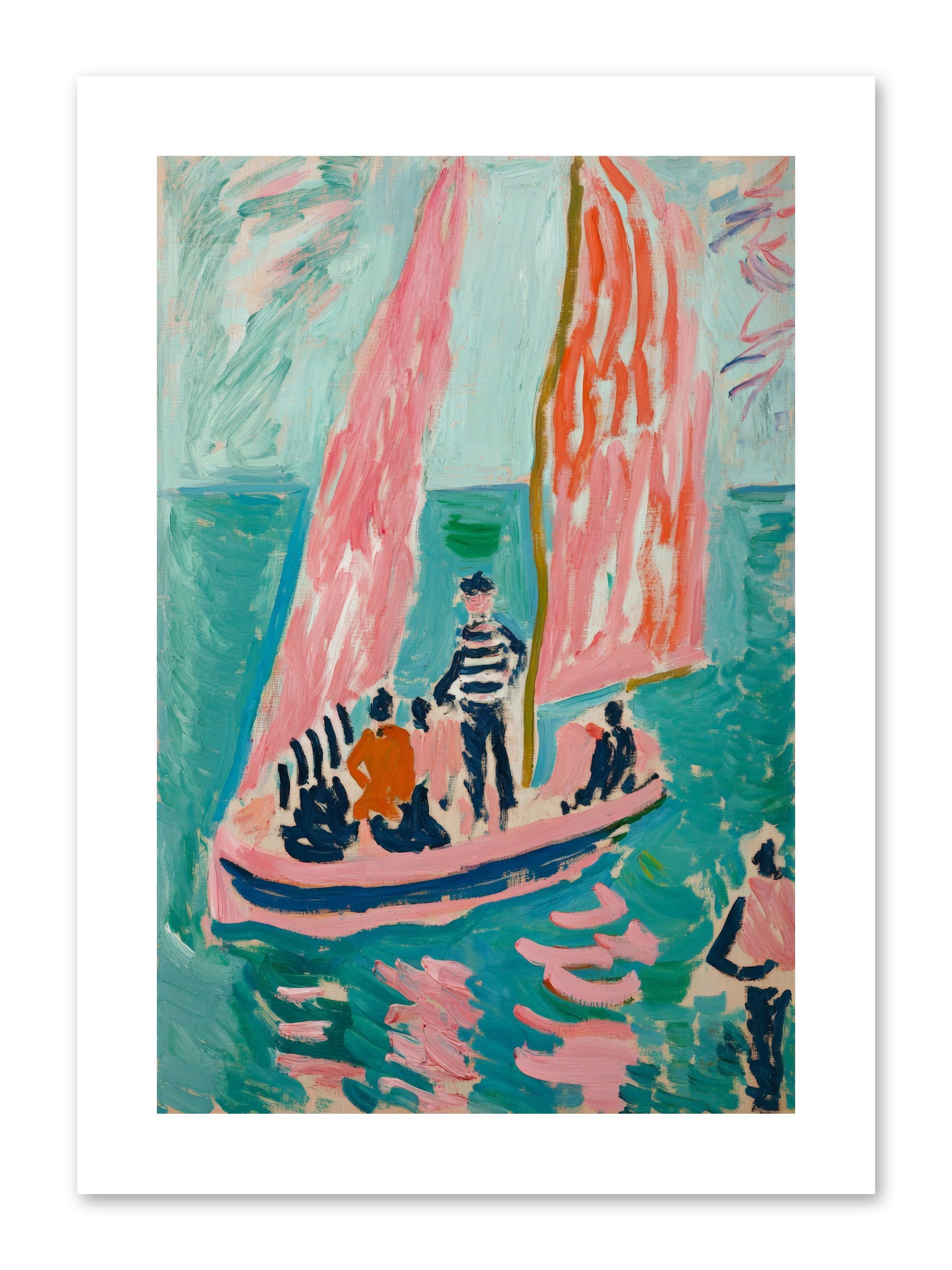 Captain's Holiday -- Loose Canvas Print 8x12
