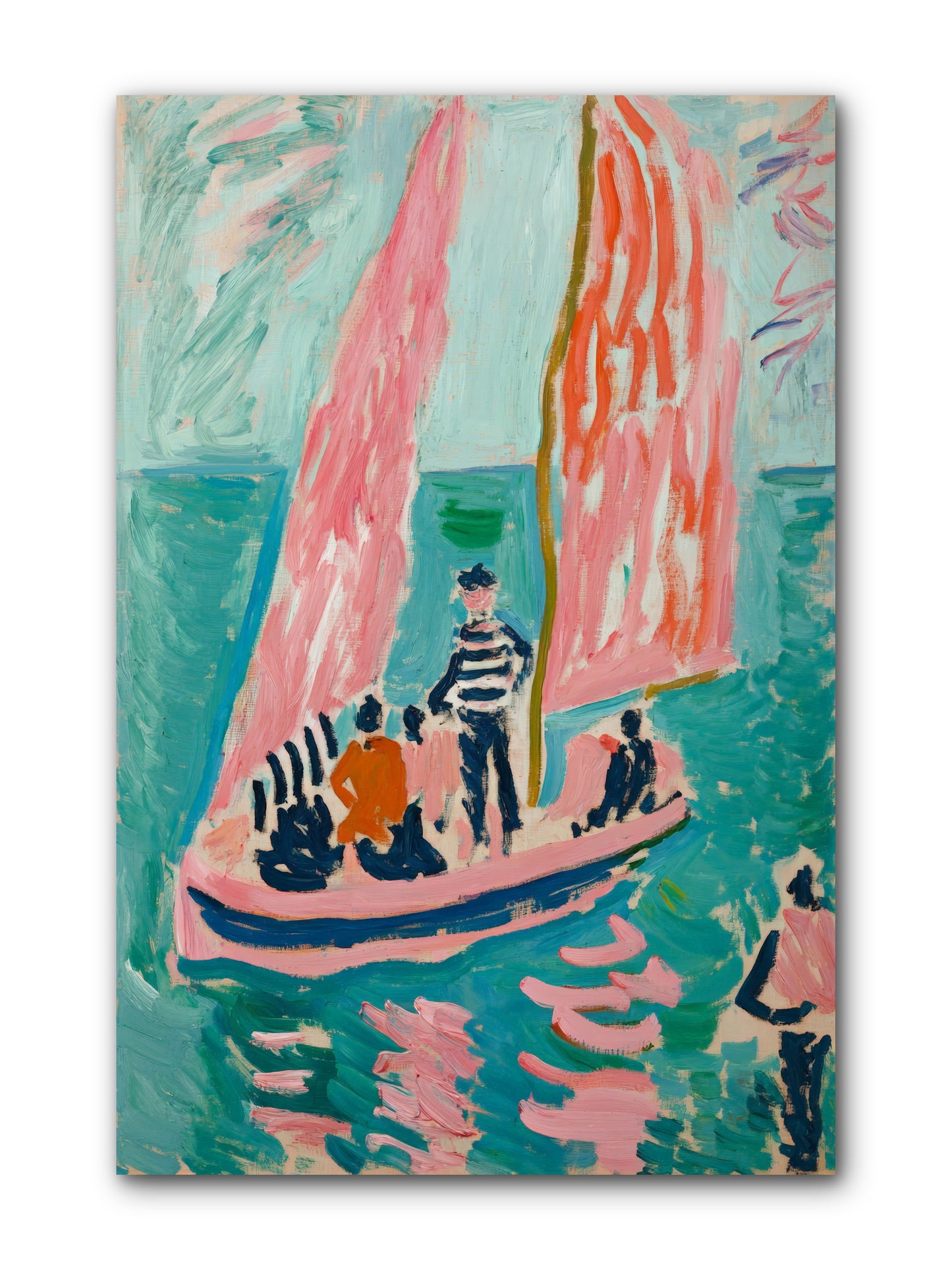 Captain's Holiday -- Wrapped Canvas 8x12