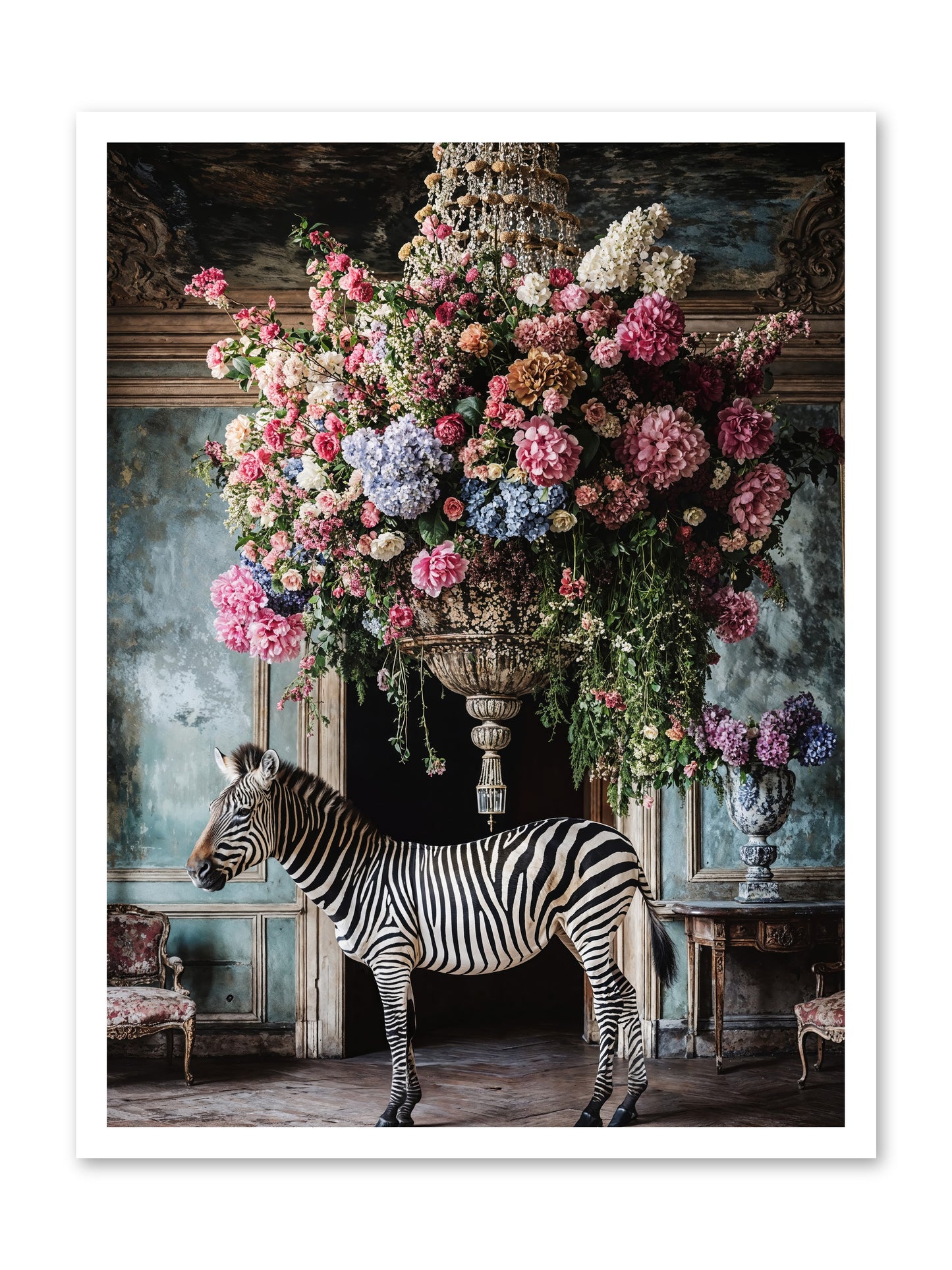 Captured By Petals -- Loose Canvas Print 24x32