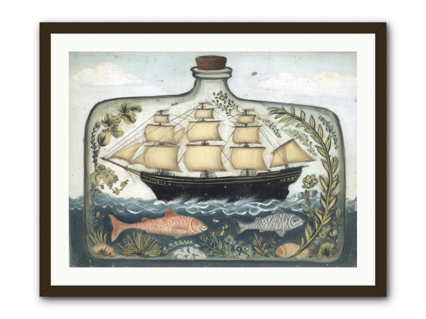 Captured Essence -- Framed Print - Black 32x24