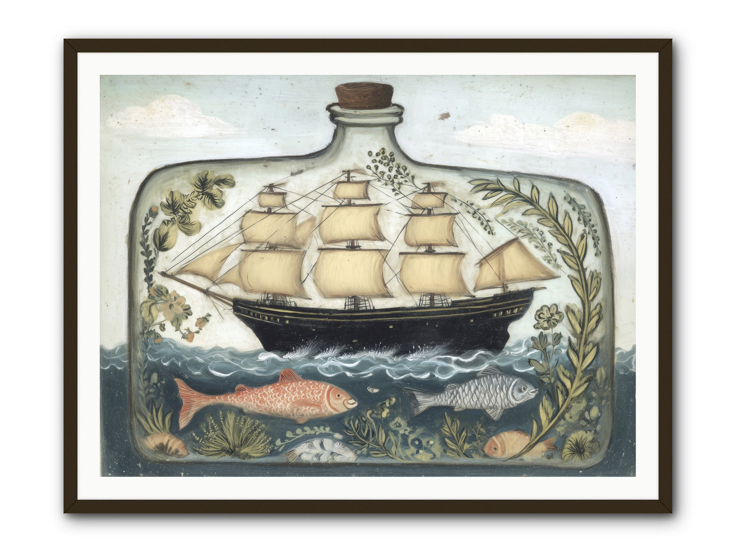 Captured Essence -- Framed Print - Black 48x36