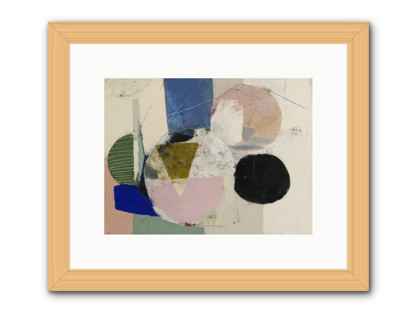 Captured Light -- Framed Print - Natural 12x9