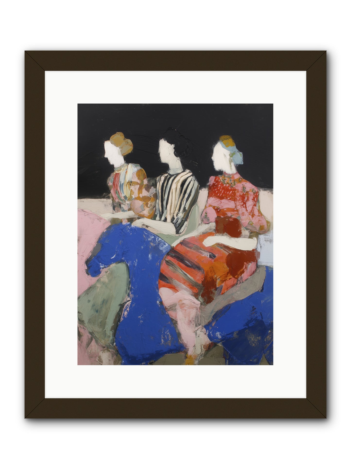 Caravan of Moons -- Framed Print - Black 12x16