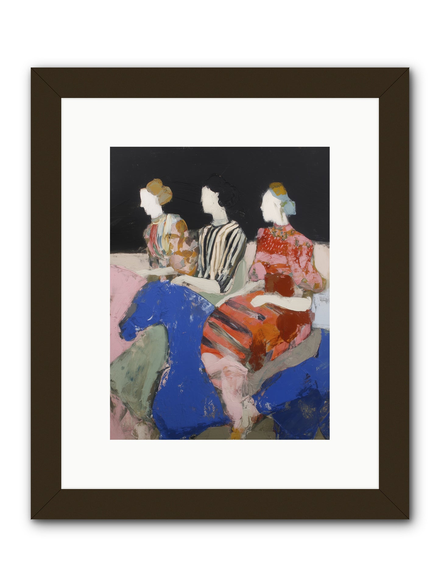 Caravan of Moons -- Framed Print - Black 9x12