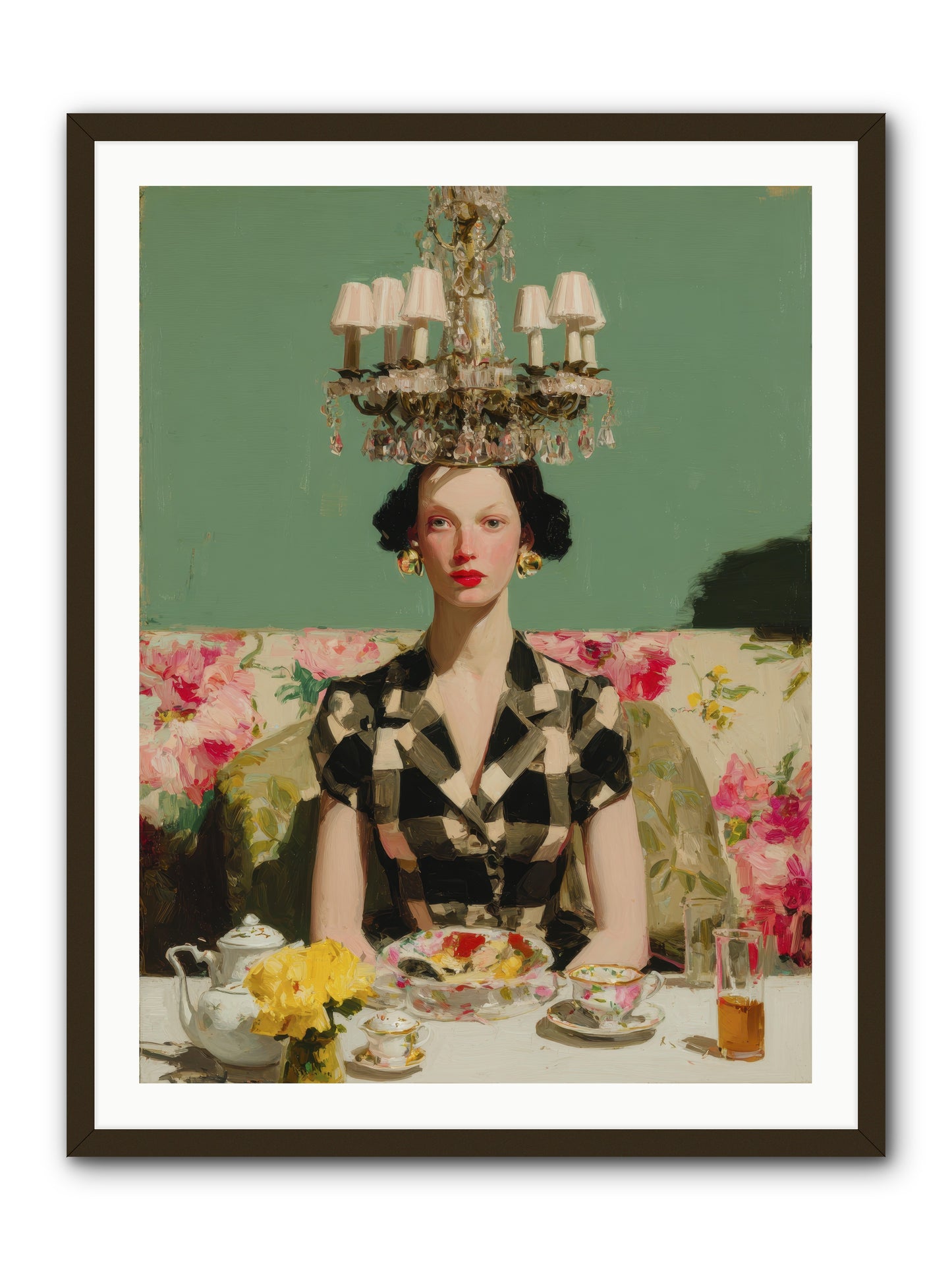 Carnation Row Confidential -- Framed Print - Black 30x40