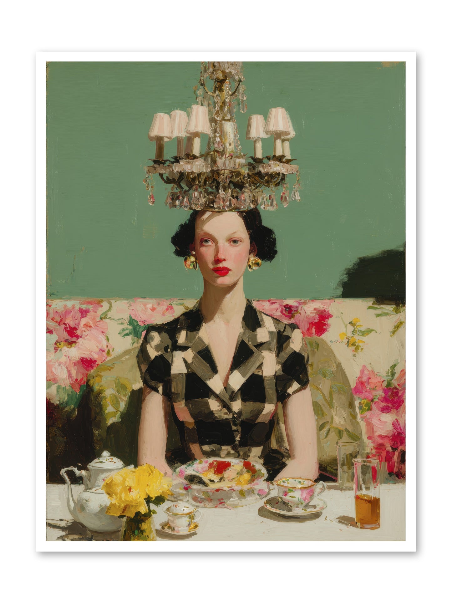 Carnation Row Confidential -- Loose Canvas Print 36x48