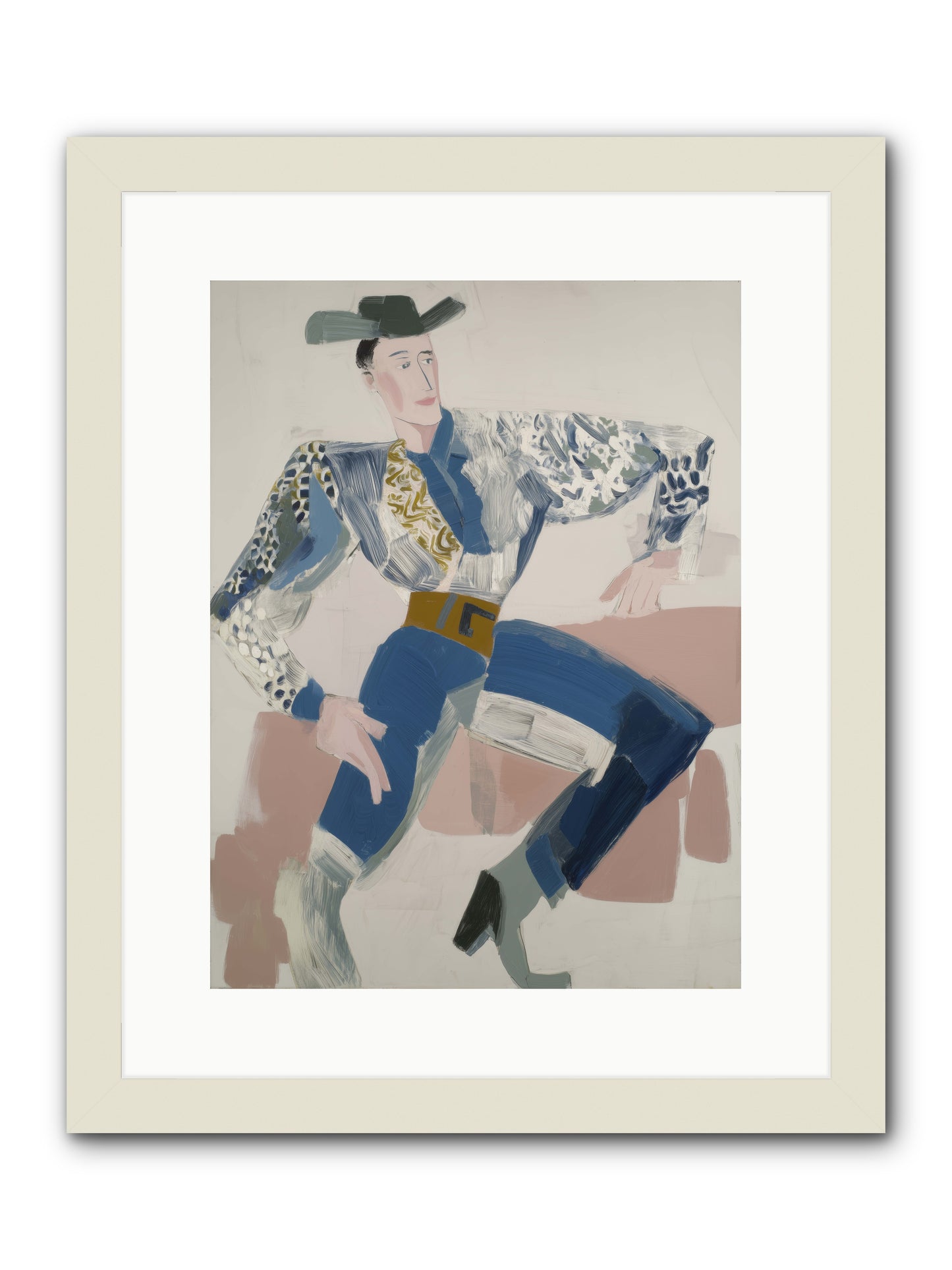 Carried on the Wind -- Framed Print - White 12x16