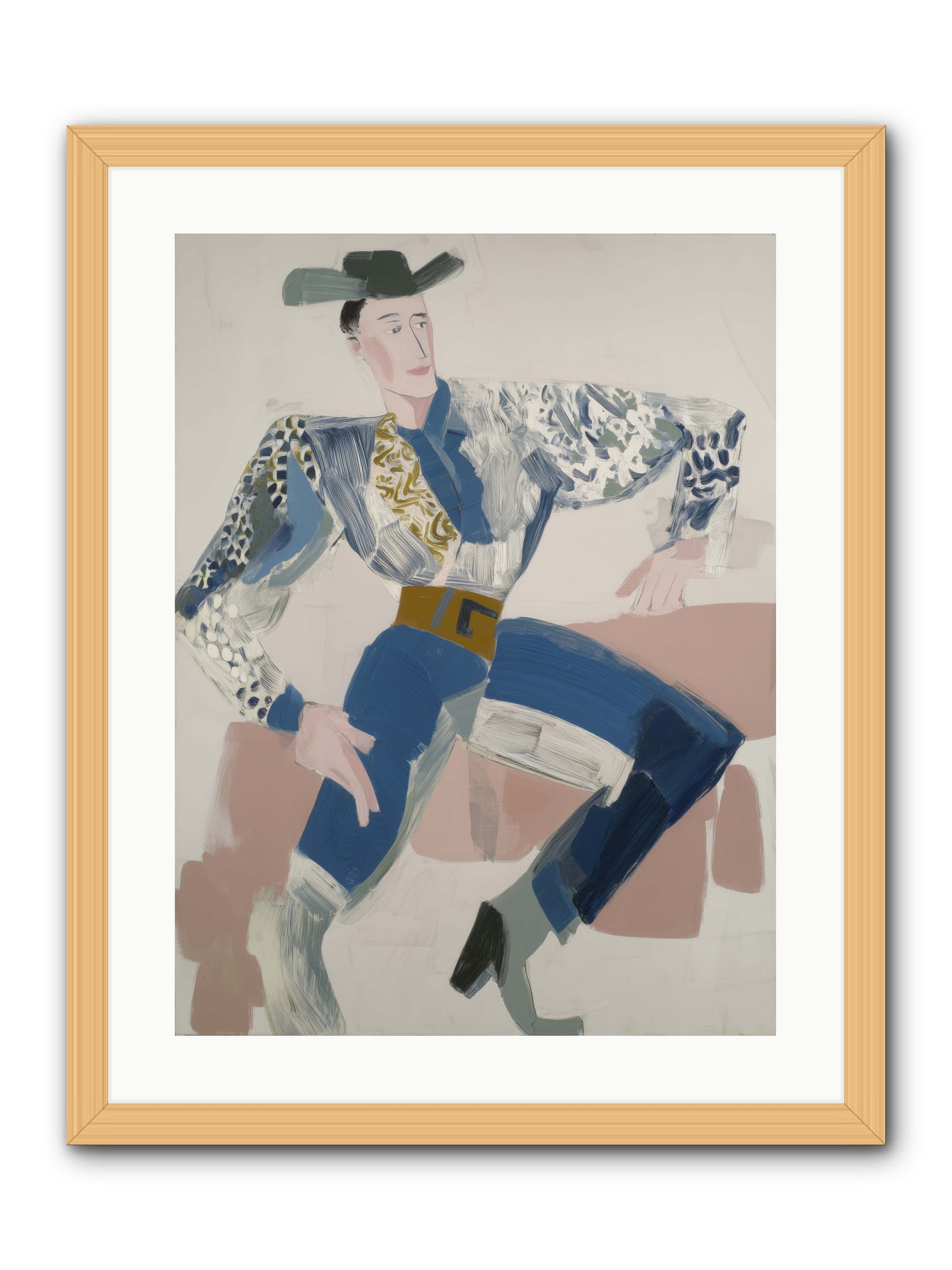 Carried on the Wind -- Framed Print - Natural 18x24