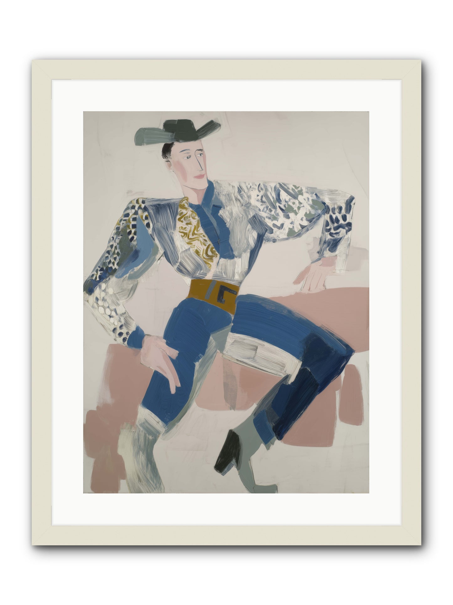 Carried on the Wind -- Framed Print - White 18x24