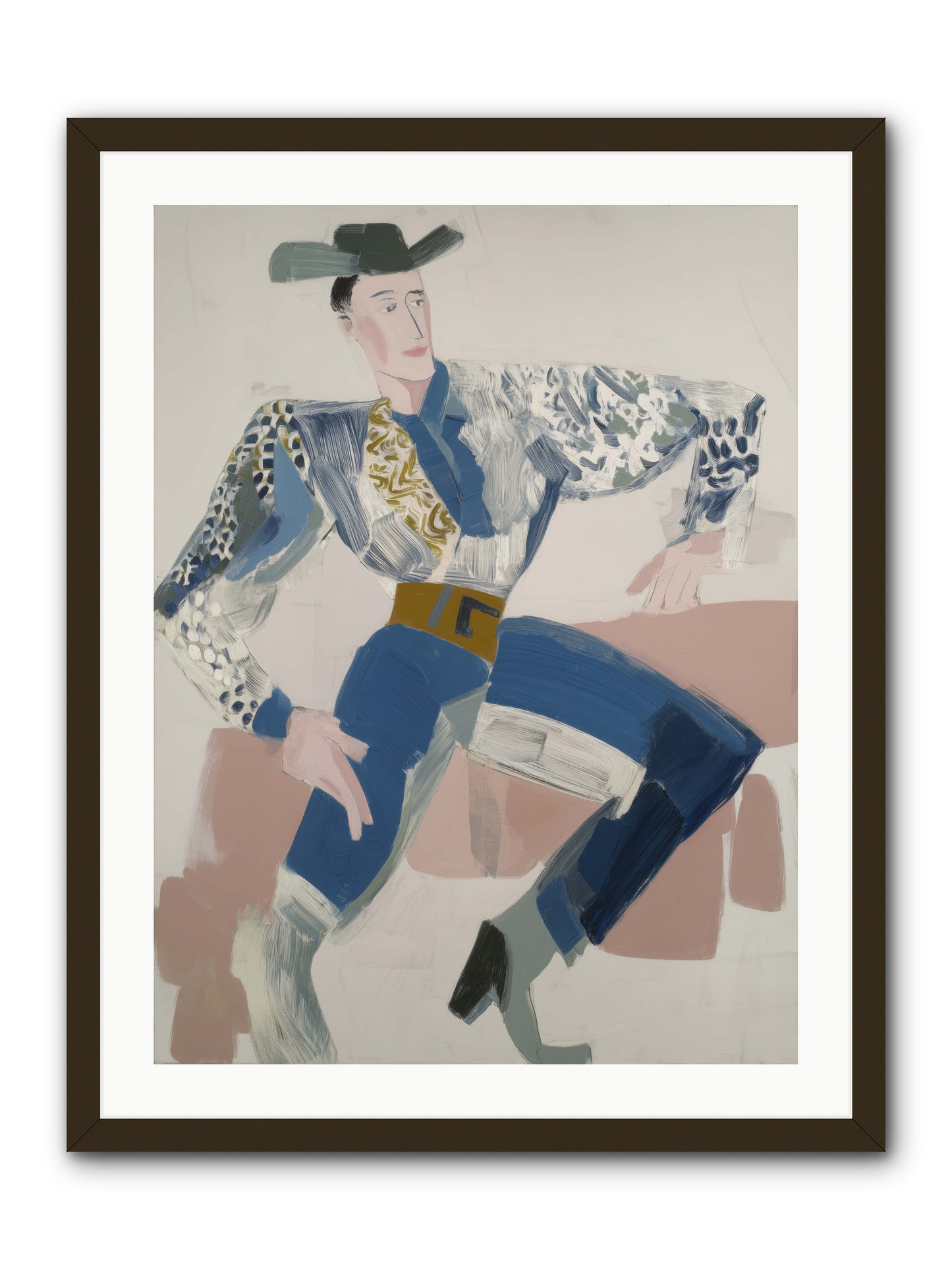 Carried on the Wind -- Framed Print - Black 24x32