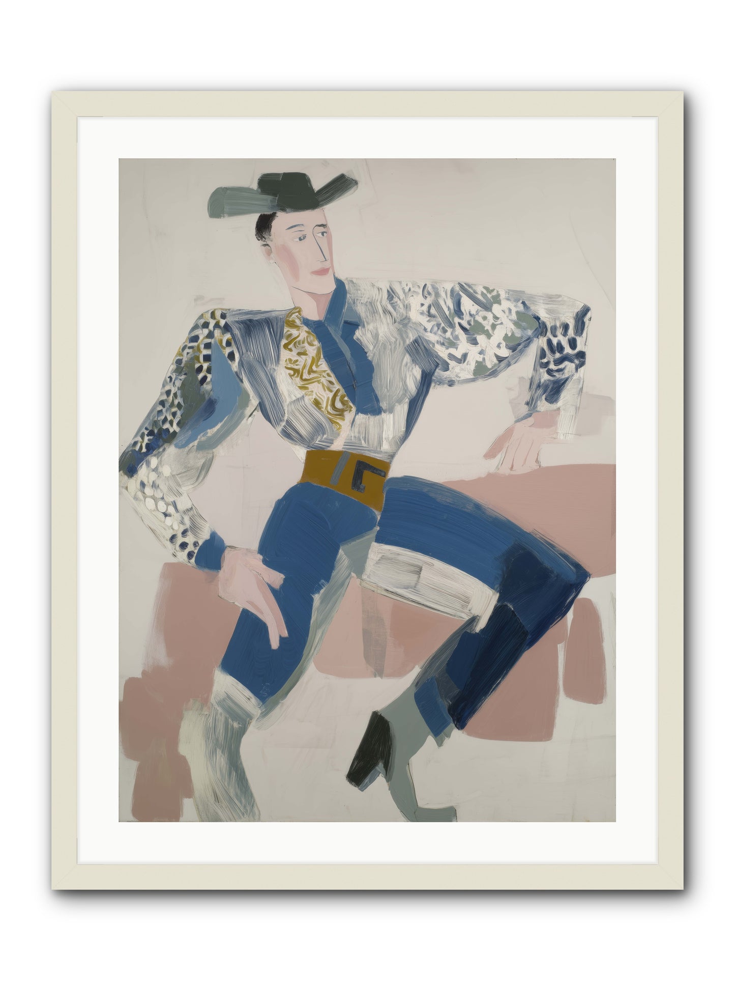 Carried on the Wind -- Framed Print - White 24x32