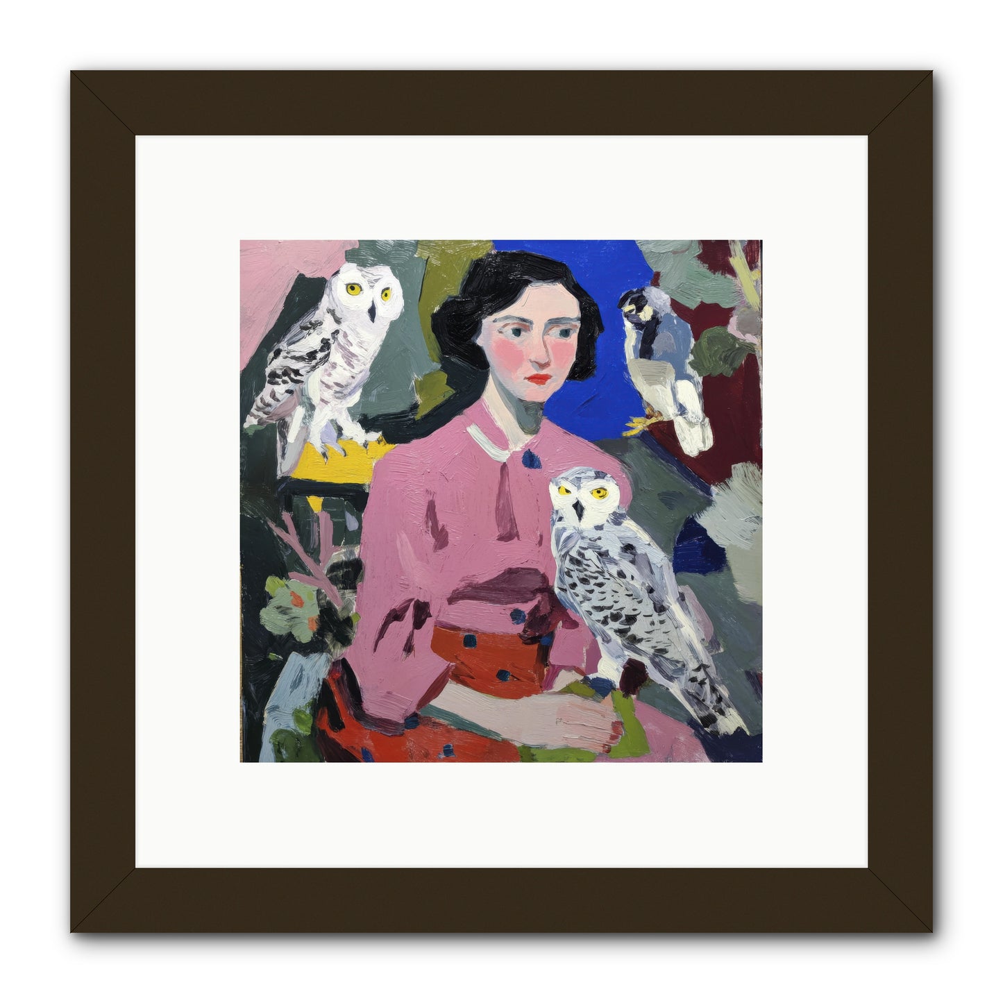 Carrying the Weight of Wild -- Framed Print - Black 10x10
