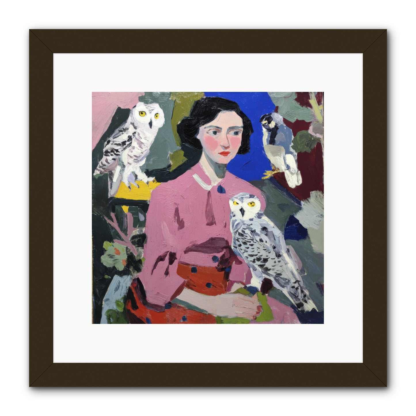 Carrying the Weight of Wild -- Framed Print - Black 12x12
