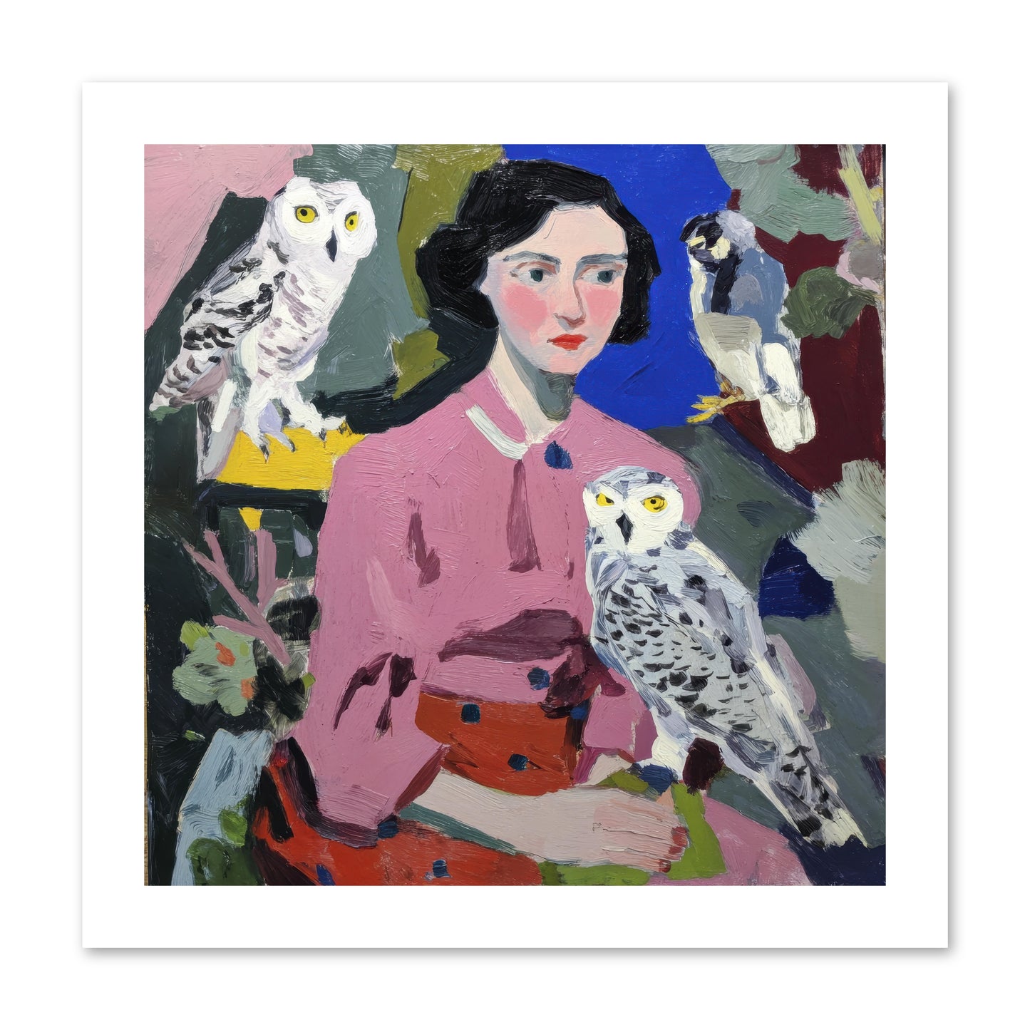 Carrying the Weight of Wild -- Loose Canvas Print 12x12