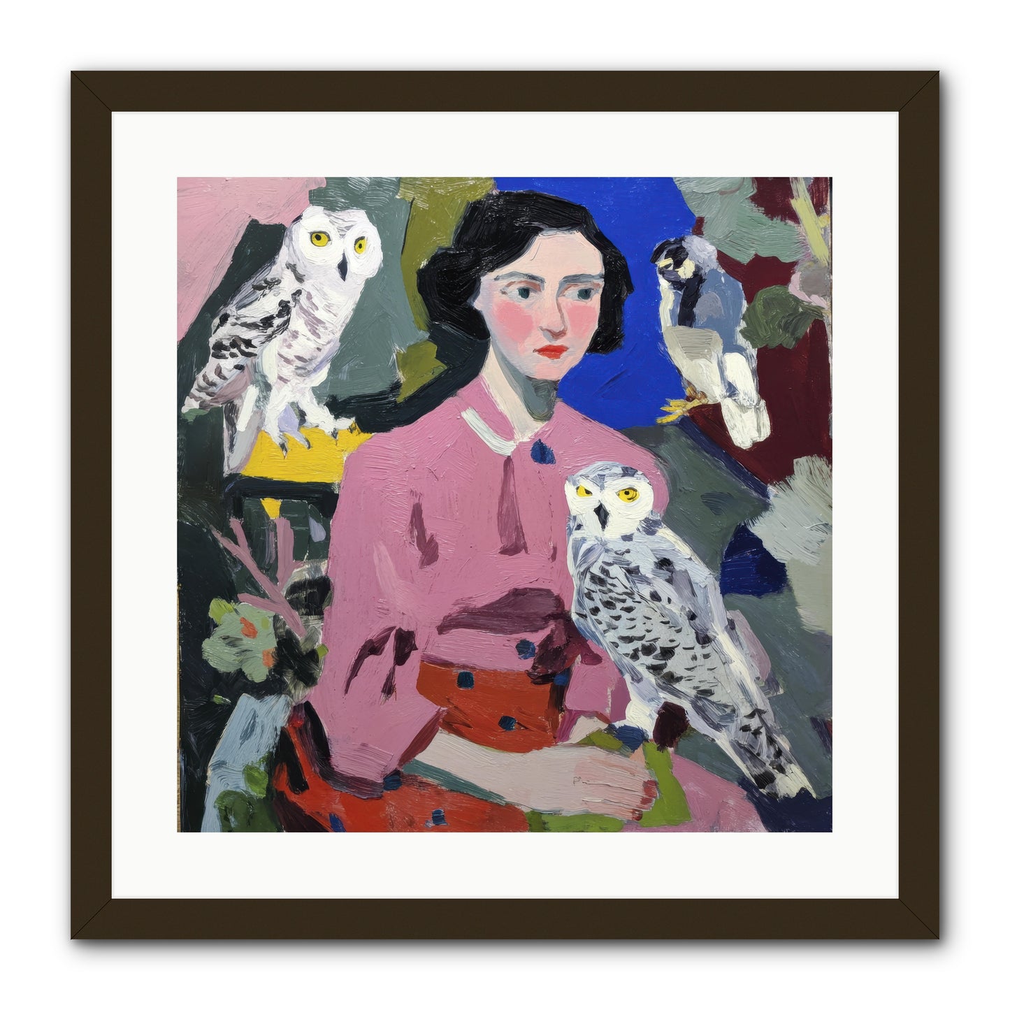 Carrying the Weight of Wild -- Framed Print - Black 20x20