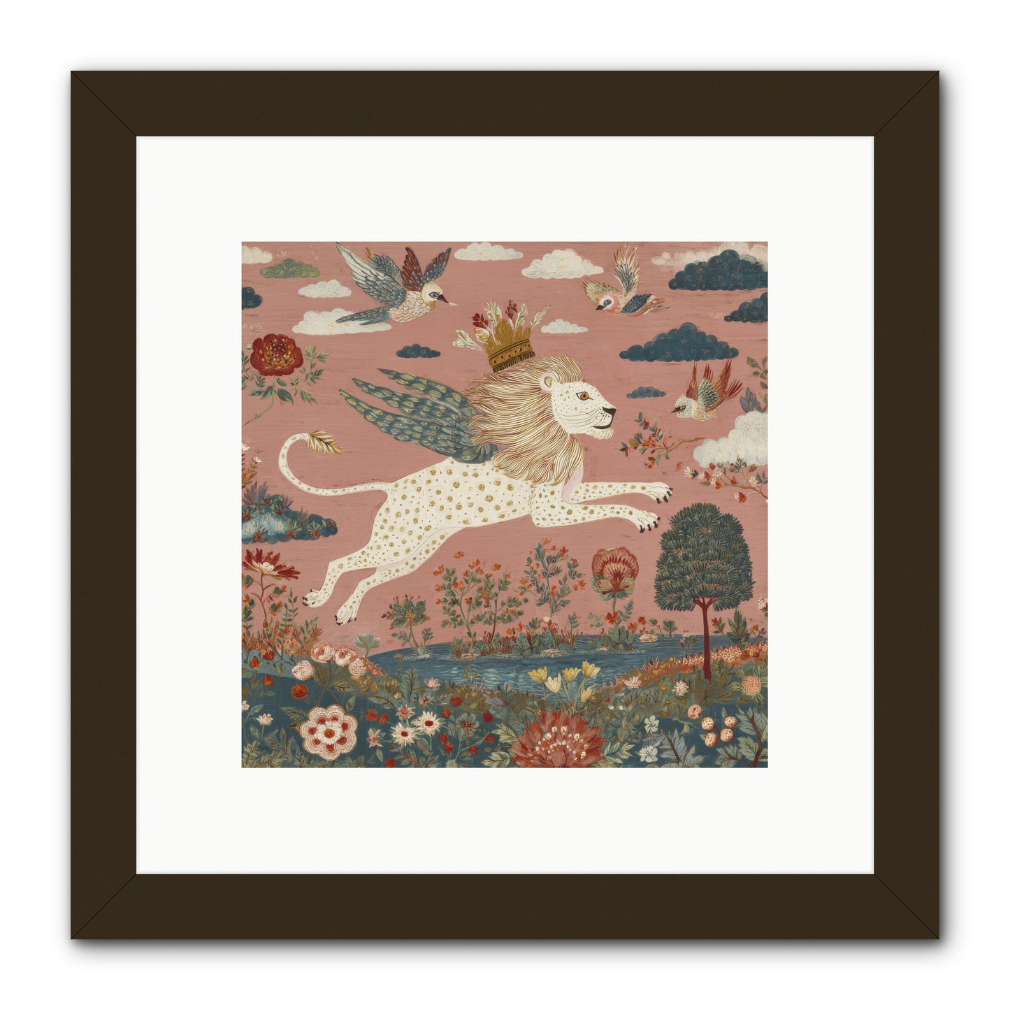 Cashmere Circus -- Framed Print - Black 10x10