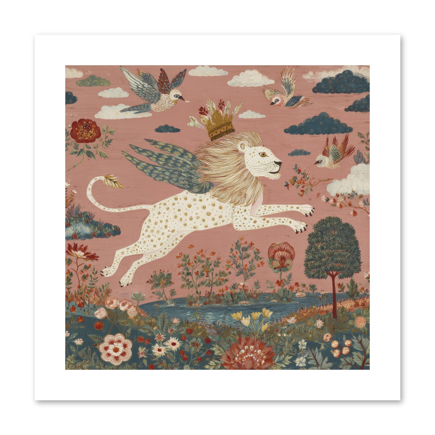 Cashmere Circus -- Paper Print 10x10