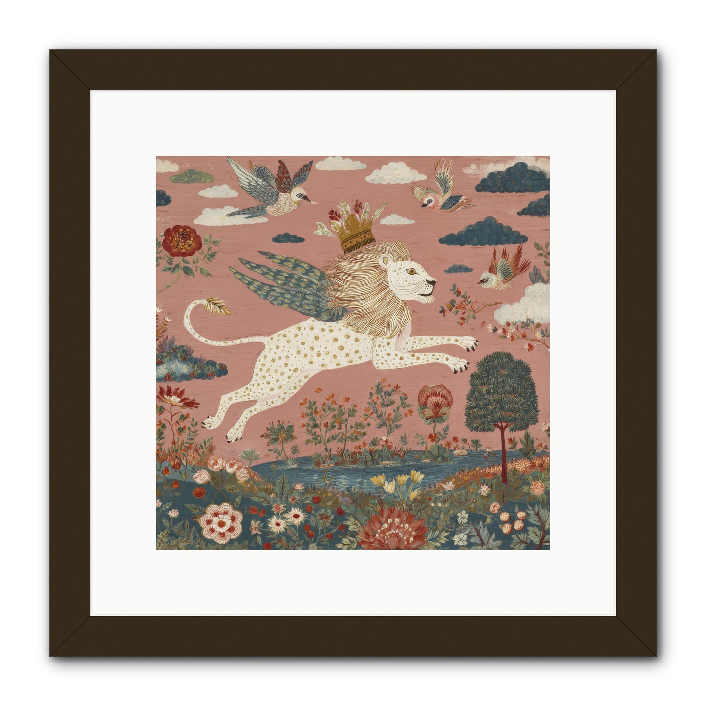 Cashmere Circus -- Framed Print - Black 12x12