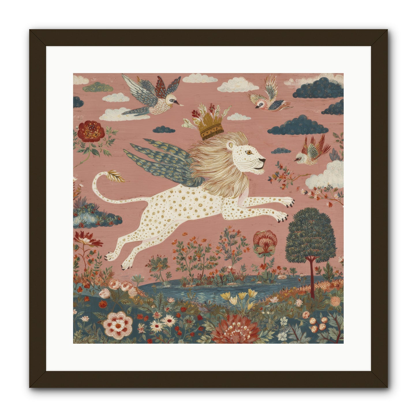 Cashmere Circus -- Framed Print - Black 20x20