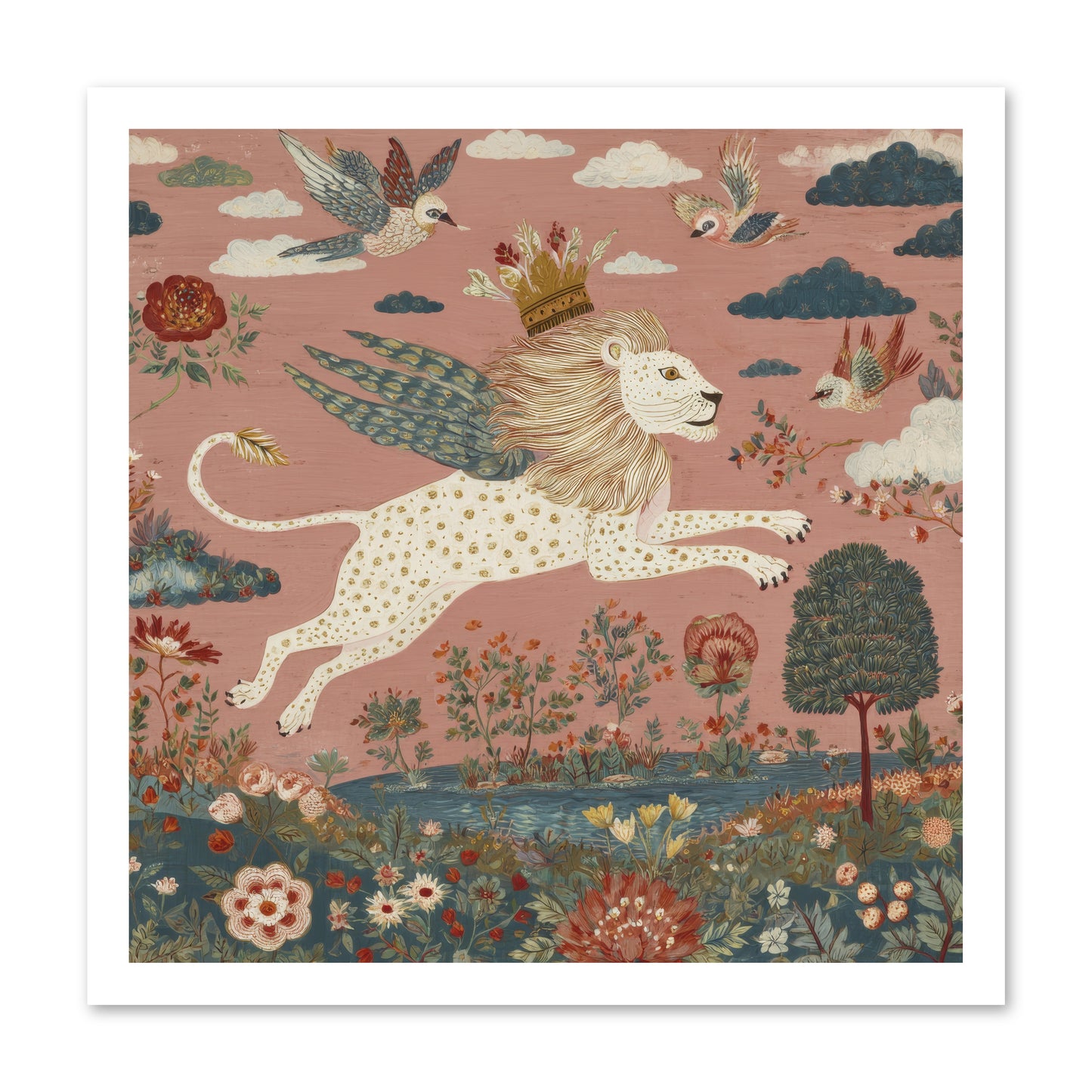 Cashmere Circus -- Paper Print 20x20