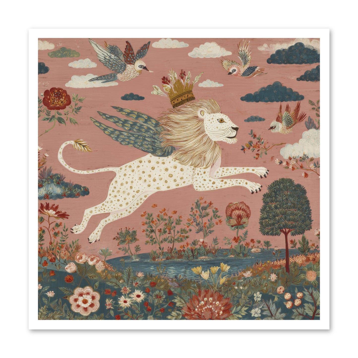 Cashmere Circus -- Paper Print 30x30
