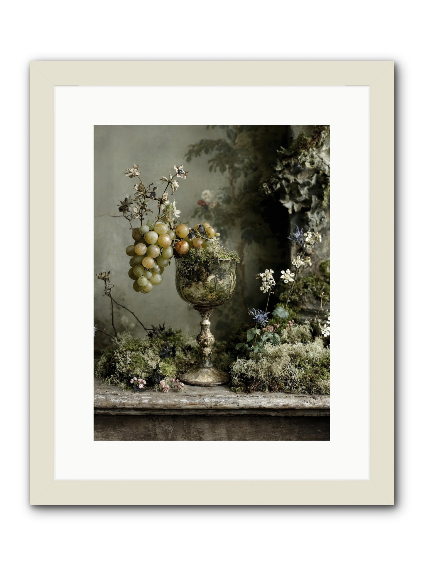 Catalina -- Framed Print - White 12x16