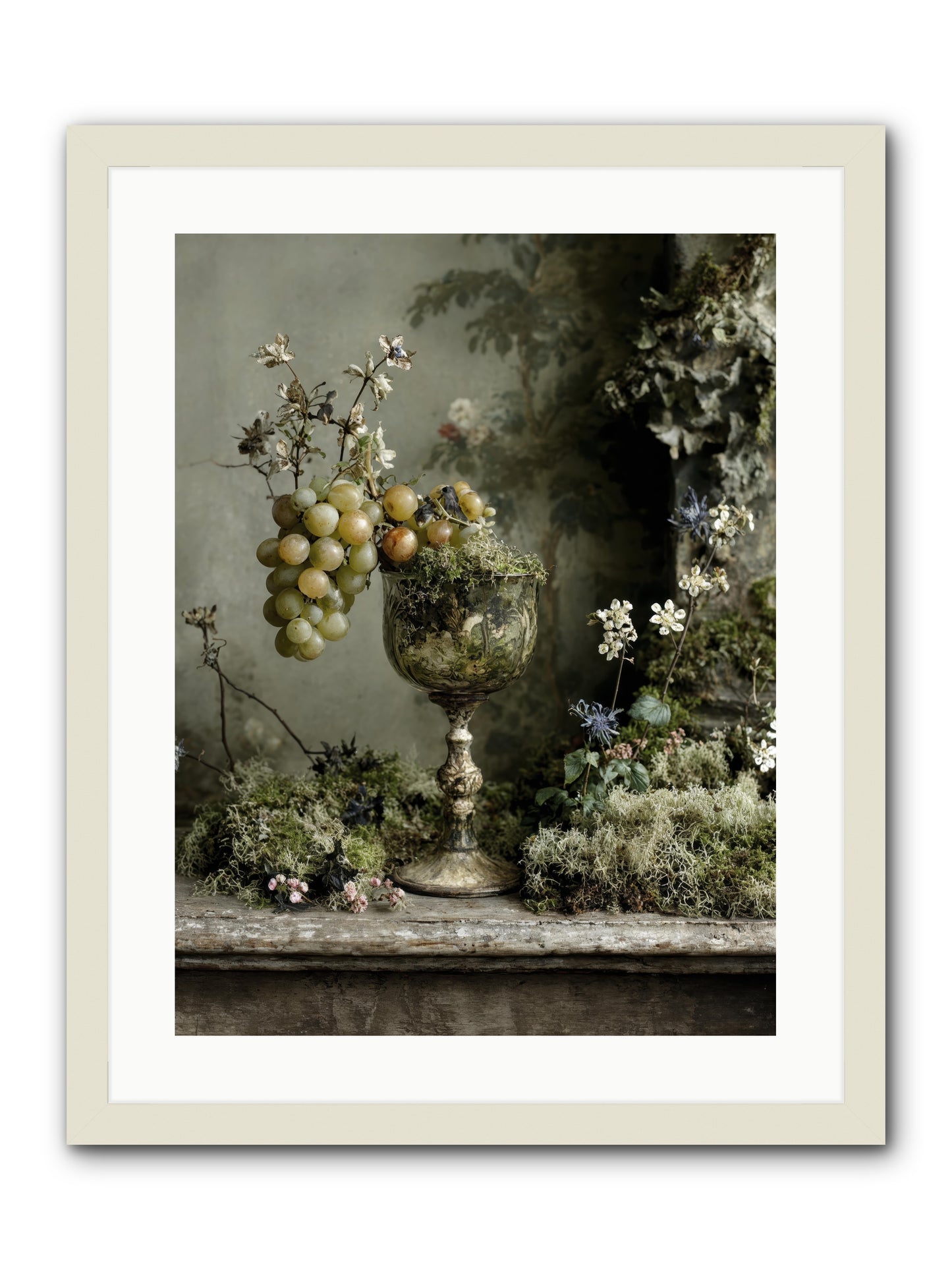 Catalina -- Framed Print - White 18x24