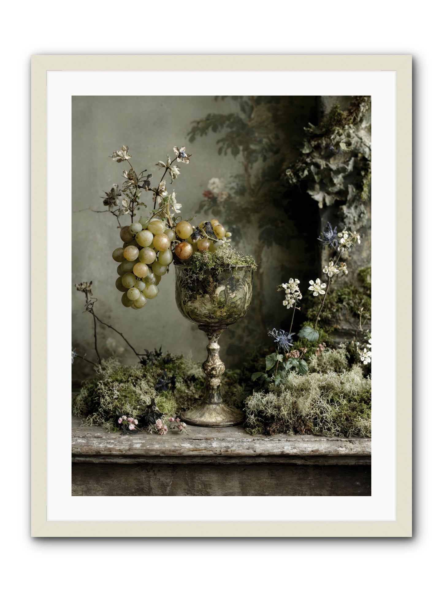 Catalina -- Framed Print - White 24x32