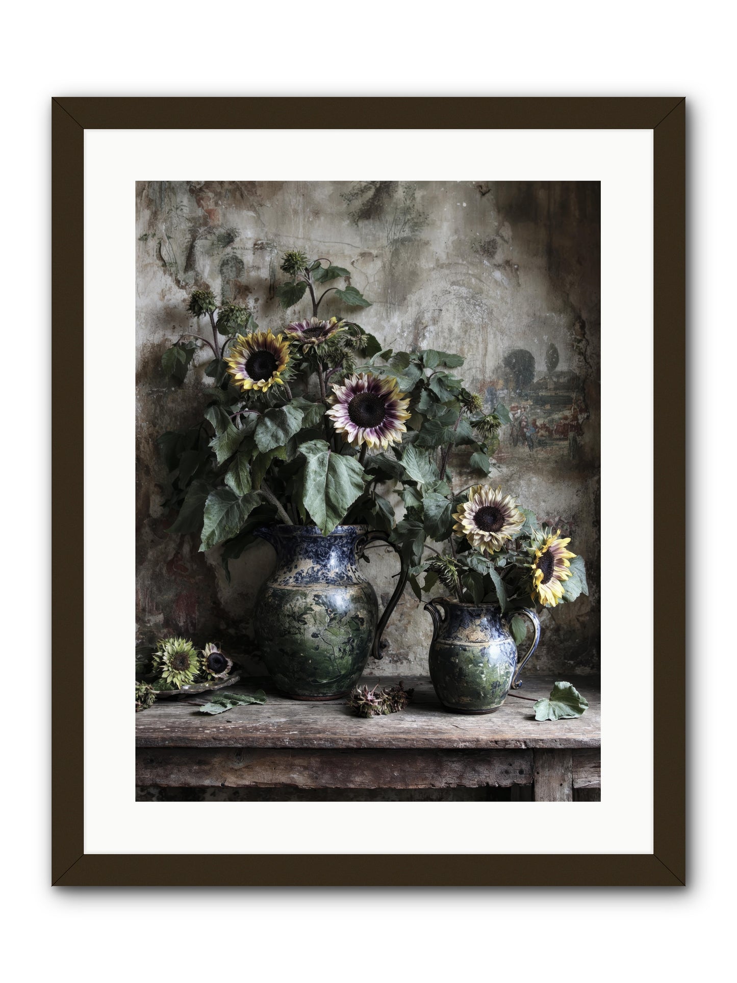 Catching Butterflies -- Framed Print - Black 18x24