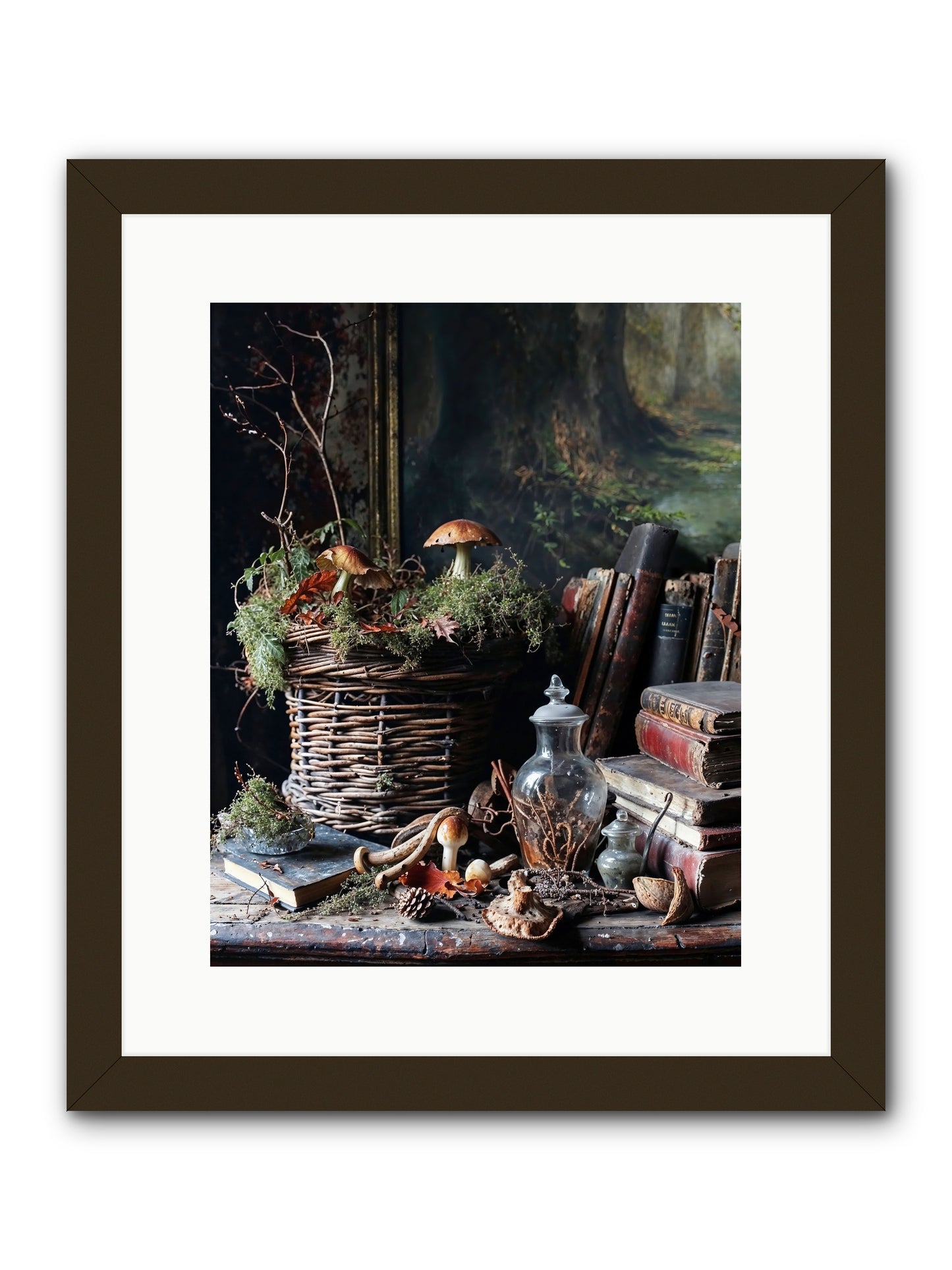 Cathartic Rendering -- Framed Print - Black 12x15