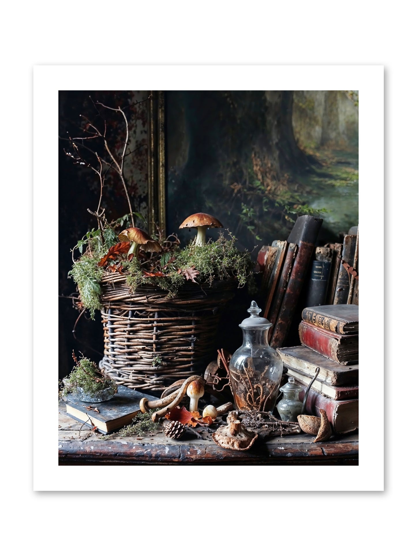 Cathartic Rendering -- Loose Canvas Print 12x15