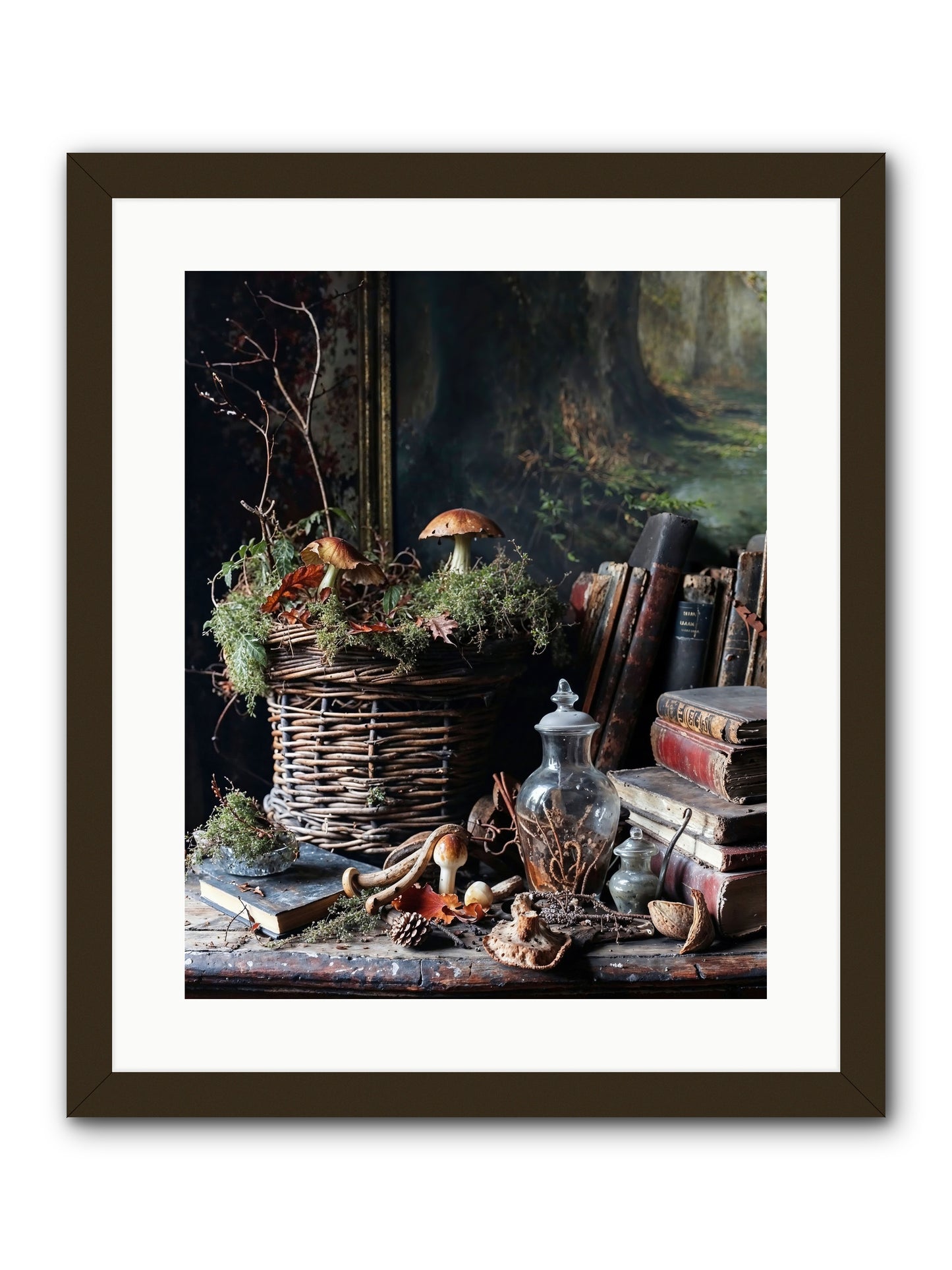 Cathartic Rendering -- Framed Print - Black 16x20