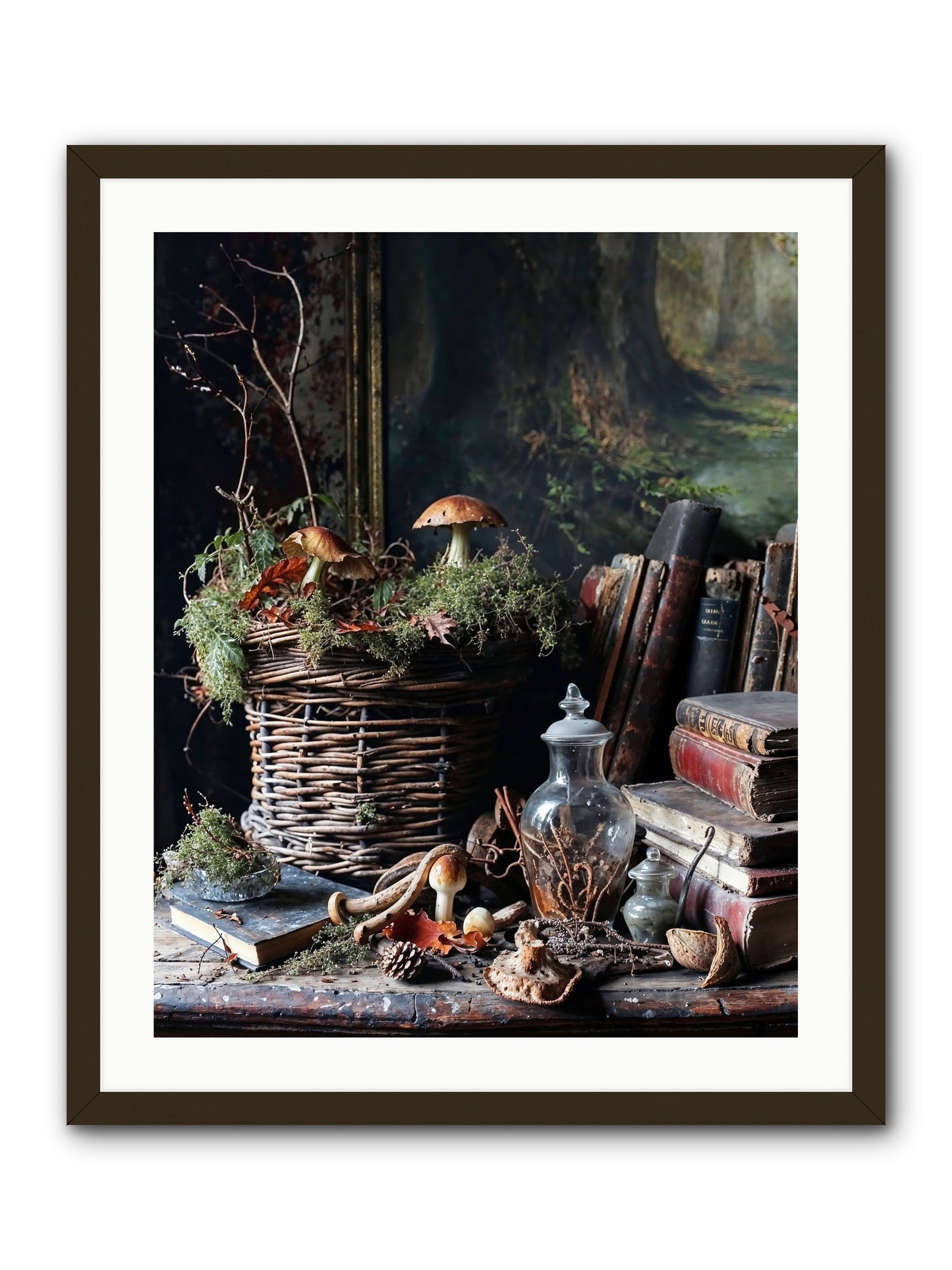 Cathartic Rendering -- Framed Print - Black 24x30