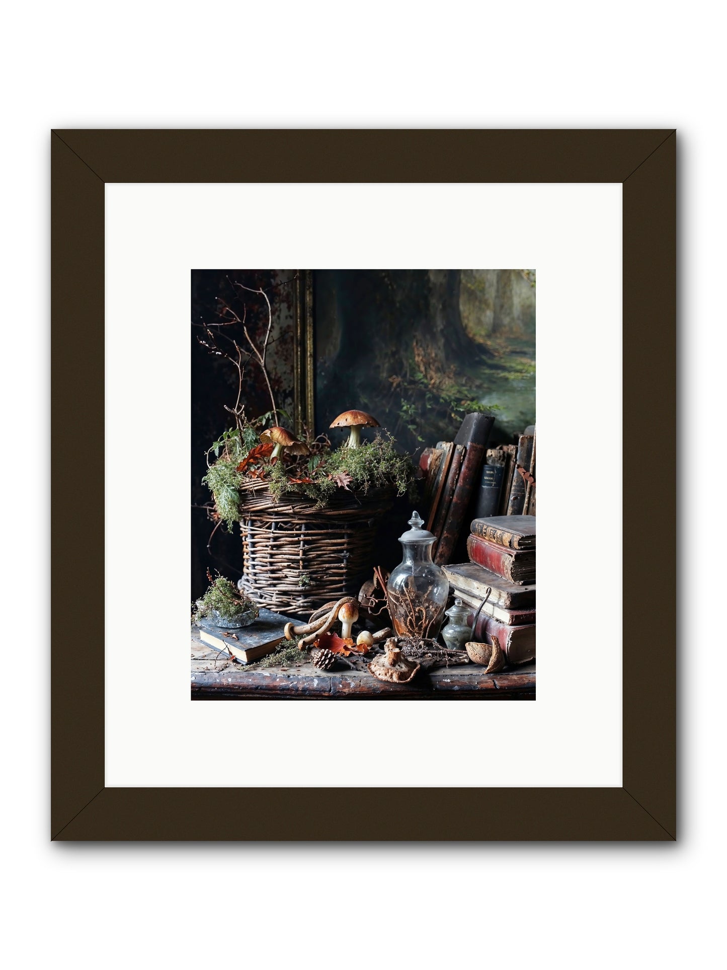 Cathartic Rendering -- Framed Print - Black 8x10