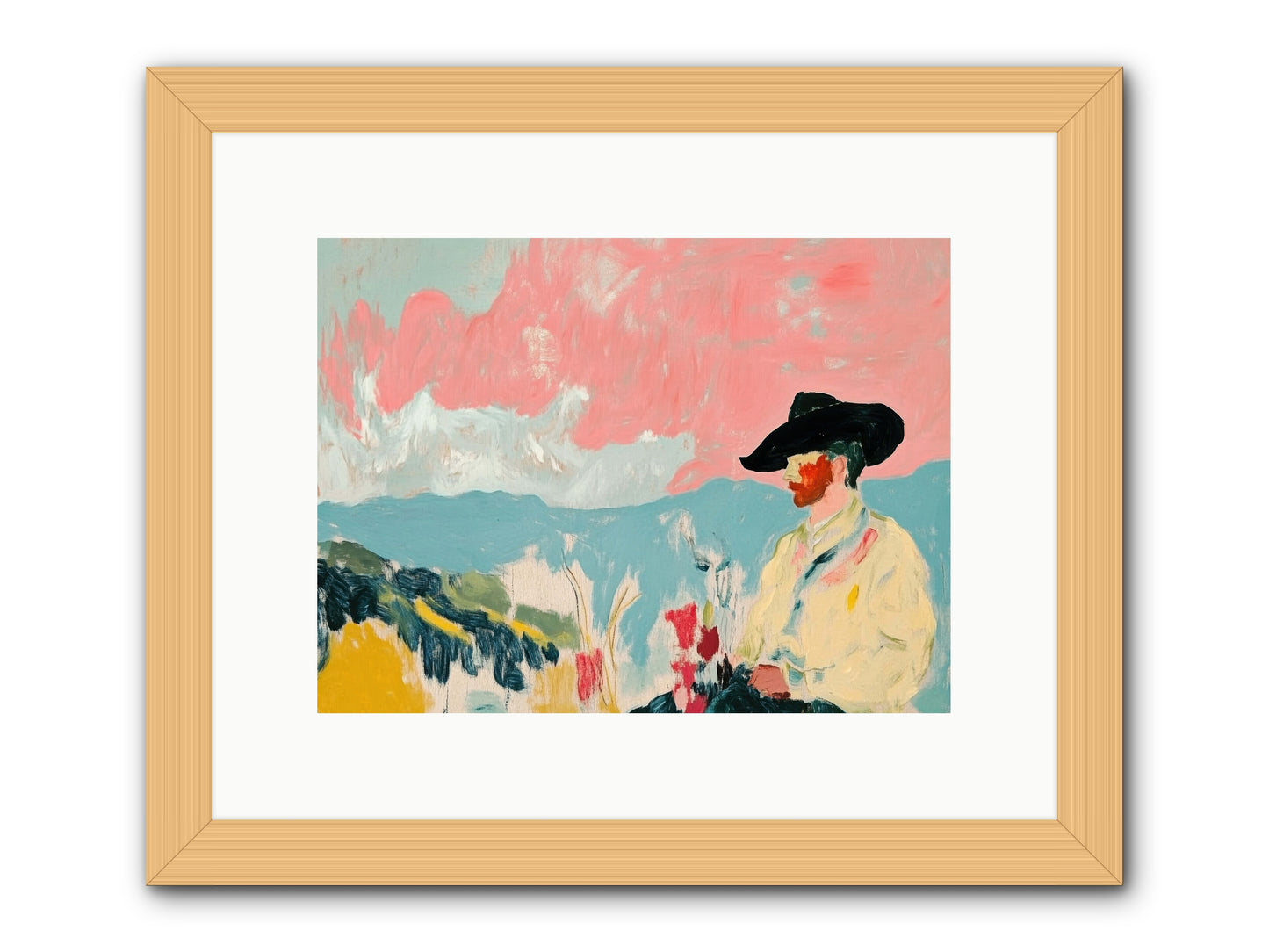 Cattle Baron Legacy -- Framed Print - Natural 12x9