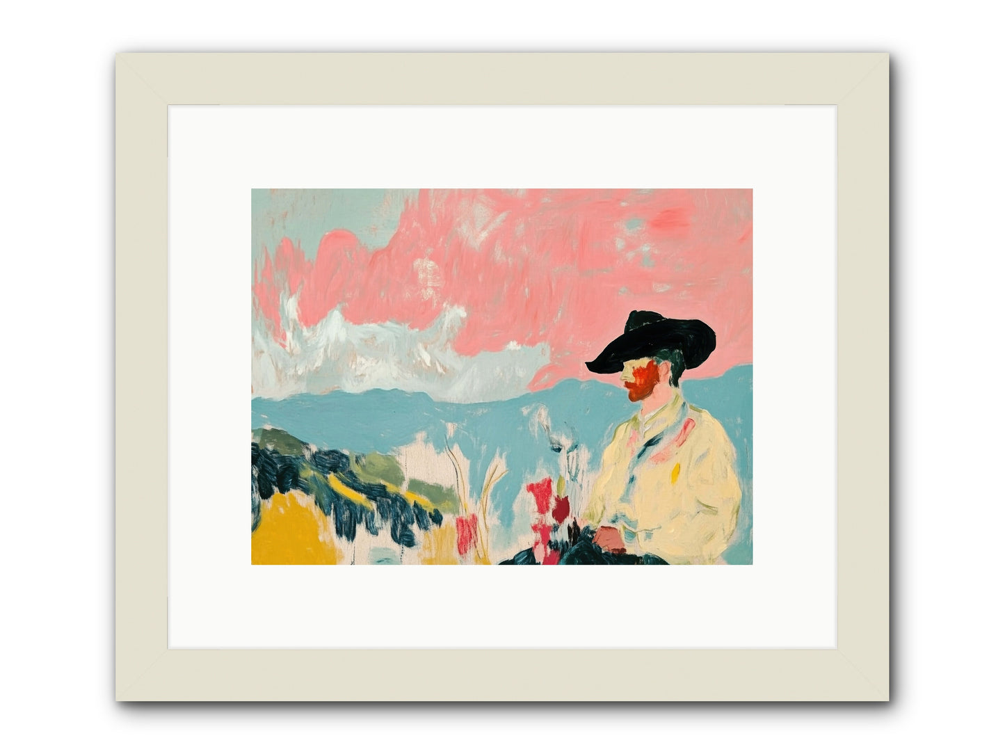 Cattle Baron Legacy -- Framed Print - White 12x9