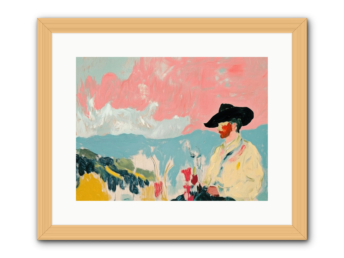 Cattle Baron Legacy -- Framed Print - Natural 16x12