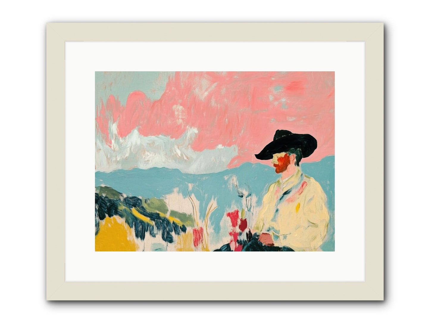 Cattle Baron Legacy -- Framed Print - White 16x12