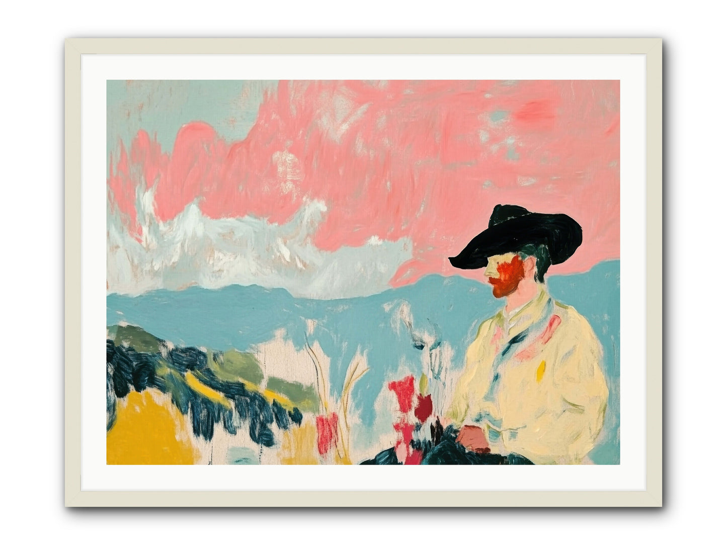 Cattle Baron Legacy -- Framed Print - White 40x30