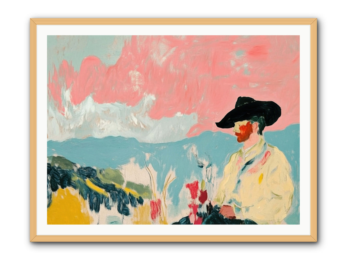 Cattle Baron Legacy -- Framed Print - Natural 48x36
