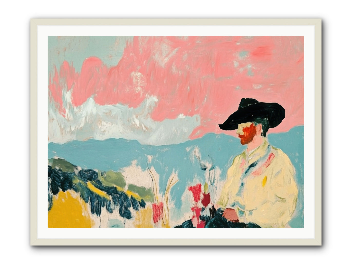 Cattle Baron Legacy -- Framed Print - White 48x36