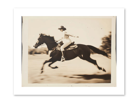 Cattle Call Echo -- Paper Print 12x9