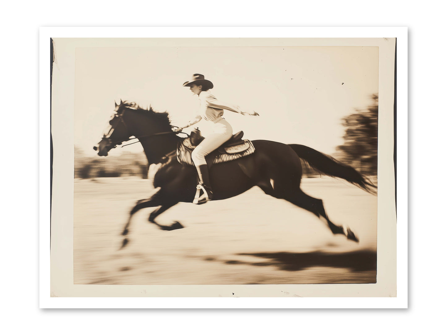 Cattle Call Echo -- Paper Print 32x24