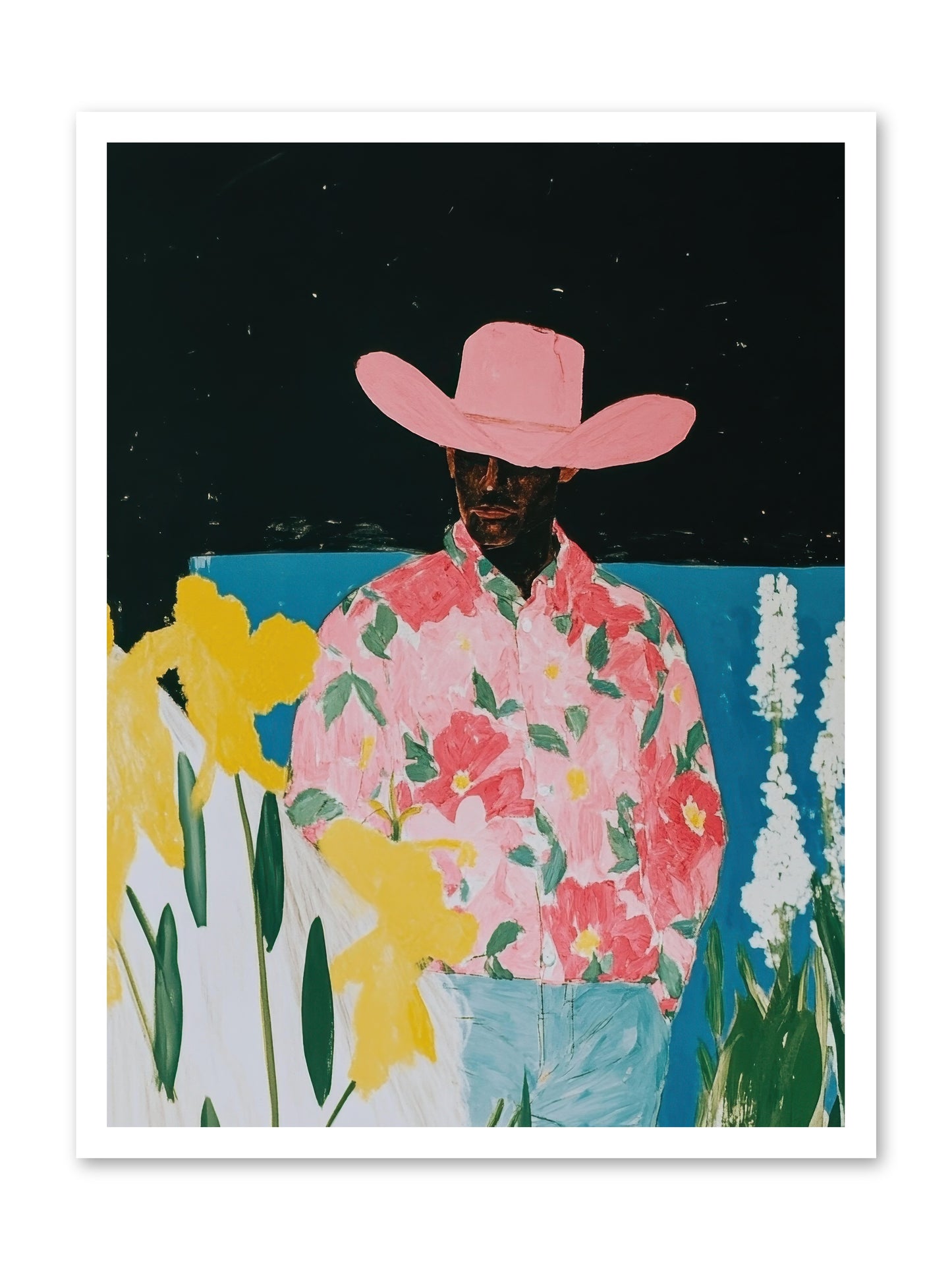 Cattle Drive Commander -- Paper Print 24x32